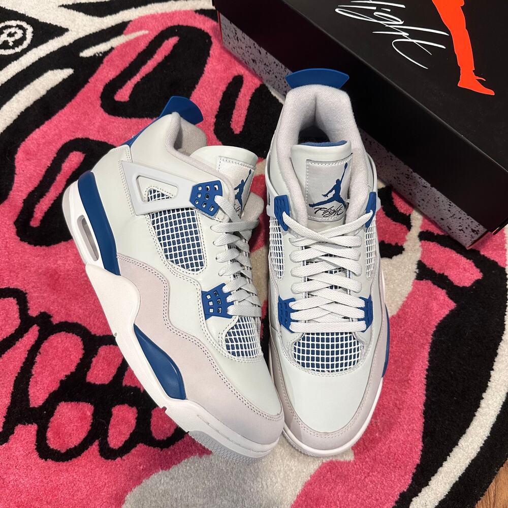 Jordan 4 Retro Military Blue (2024) - Size 11.5 - Brand New